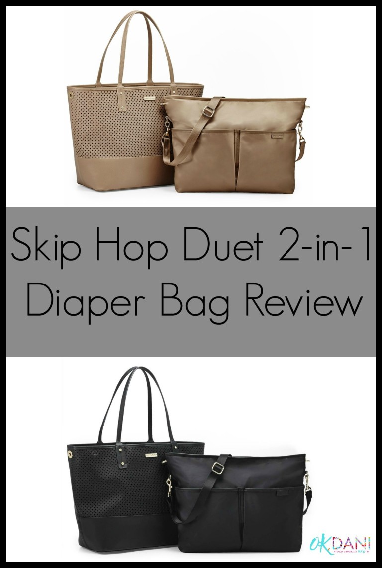 this moms honest review of the skip hop duet 2 in 1 diaper bag