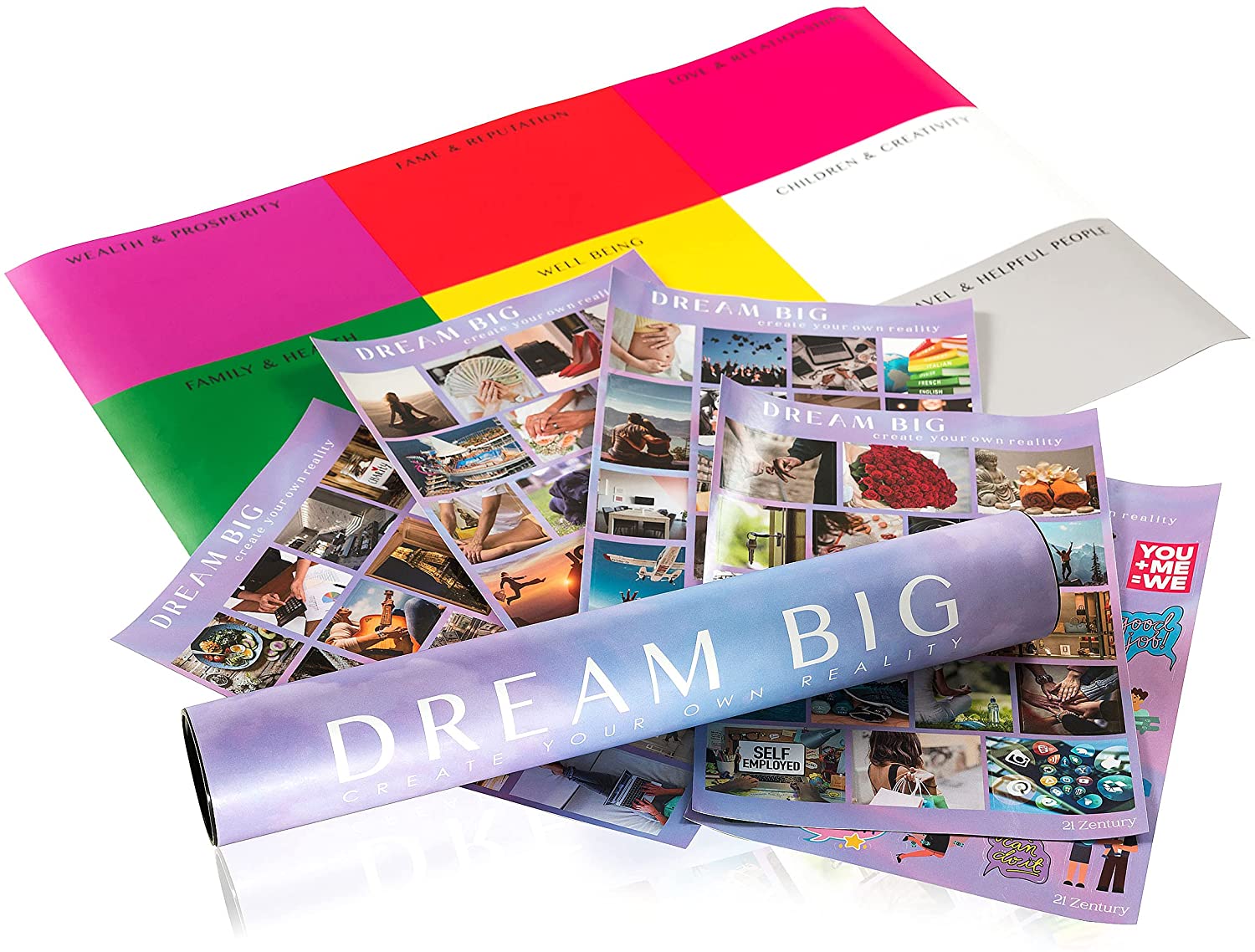 Vision Board Kit for Women - Complete Deluxe Dream & Mood Board Supplies  for